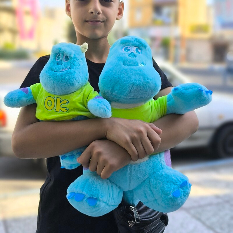 عروسک سالیوان لباس سبز