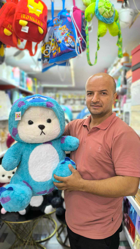عروسک خرس لباس سالیوان