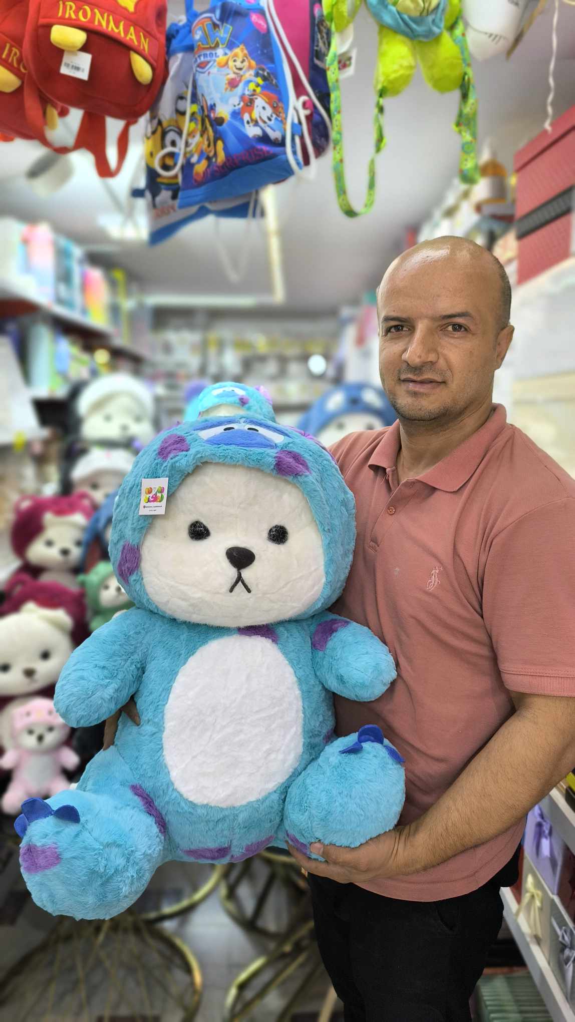 عروسک خرس لباس سالیوان