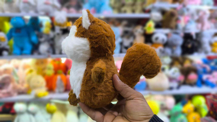 عروسک سنجاب سوپرایزی
