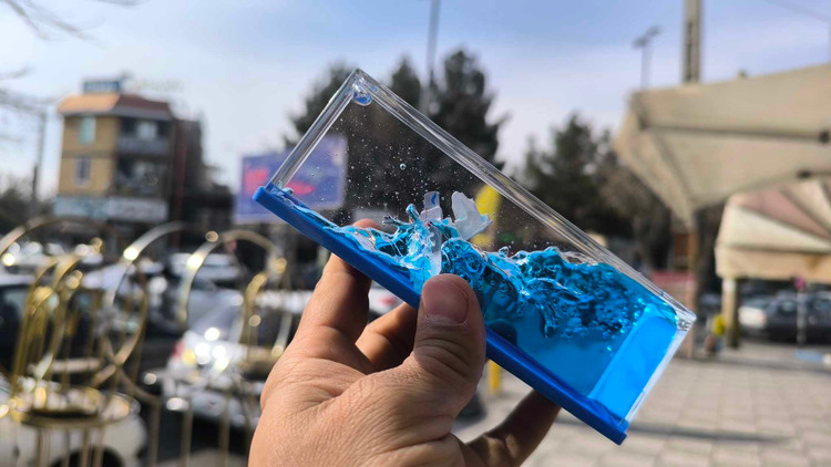 دکوری آکواریومی کشتی معلق