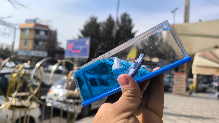 دکوری آکواریومی کشتی معلق