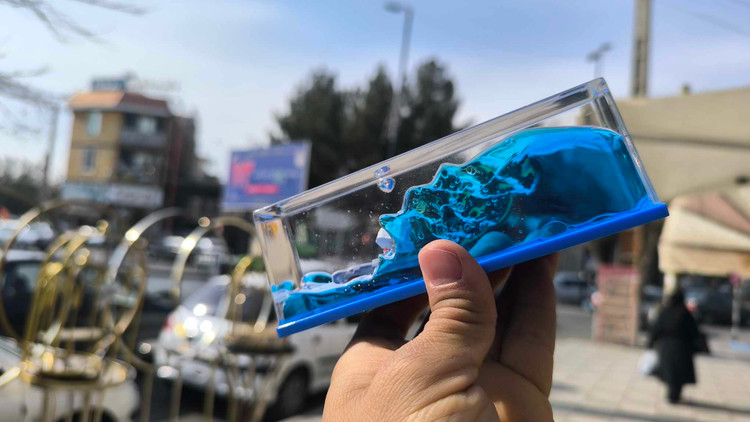 دکوری آکواریومی کشتی معلق