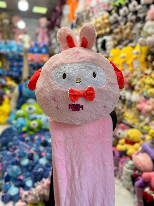 عروسک خرگوش پتو دار