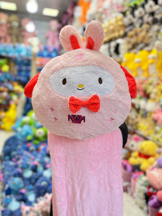 عروسک خرگوش پتو دار