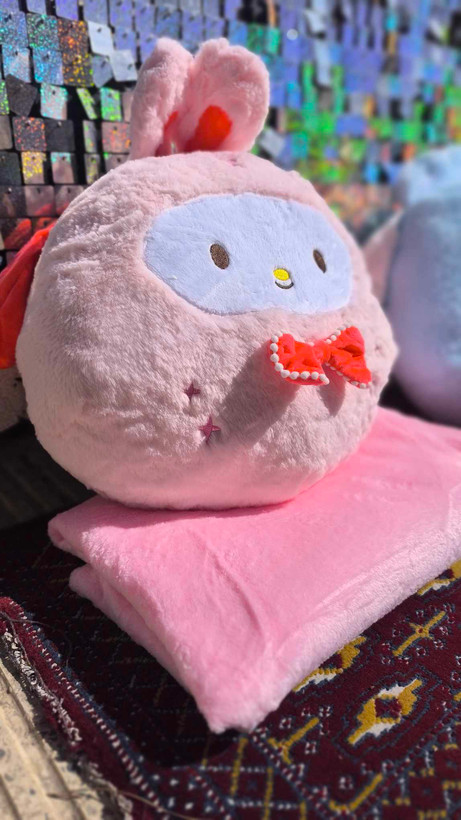 عروسک خرگوش پتو دار