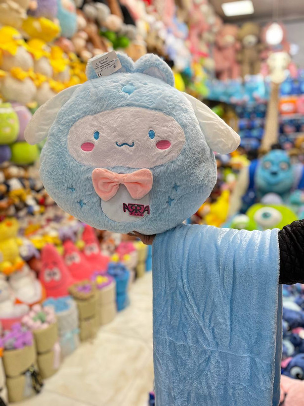 عروسک خرگوش پتو دار