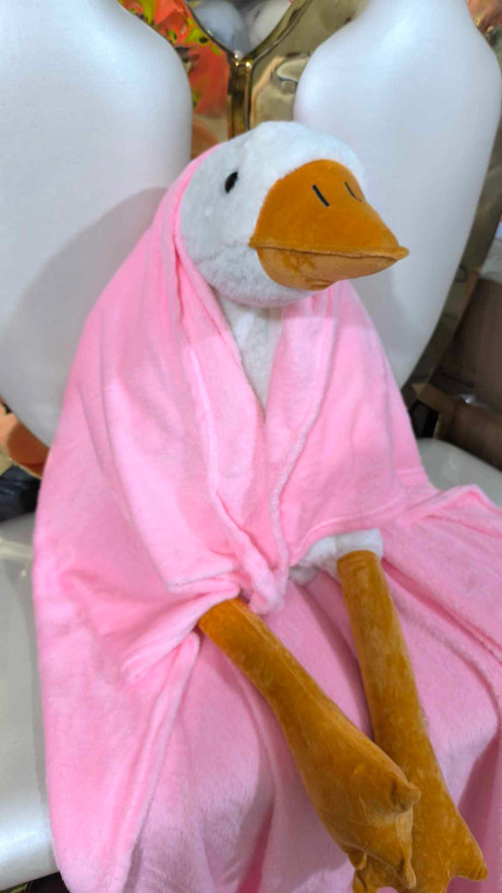 عروسک غاز بالشتی پتو دار