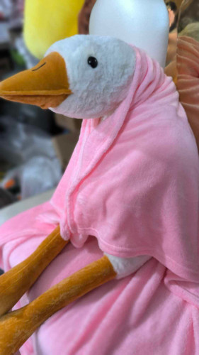 عروسک غاز بالشتی پتو دار