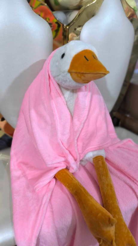 عروسک غاز بالشتی پتو دار