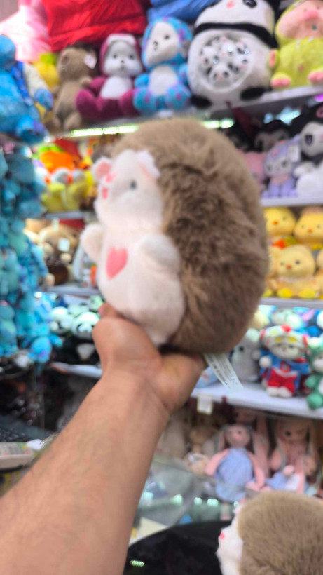 عروسک خارپشت قلبی