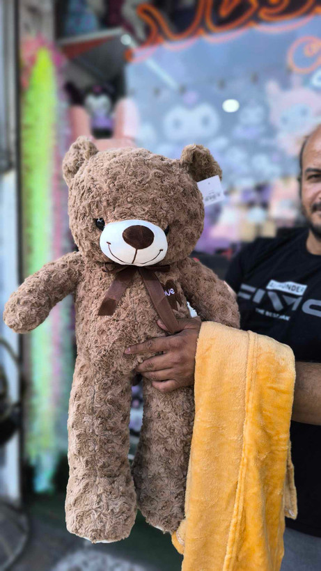 عروسک خرس پتو دار